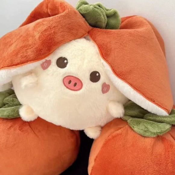 Cute Pig Plush Flip