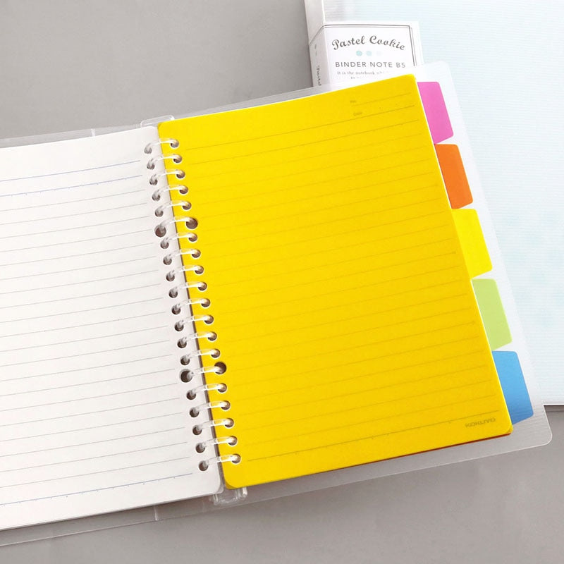 Pastel Cookie Binder Note A5, B5 Notebook Memo Diary
