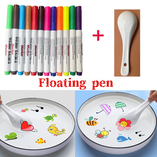 Magical Water Painting Pen Colorful Mark Pen Markers Floating Ink Pen