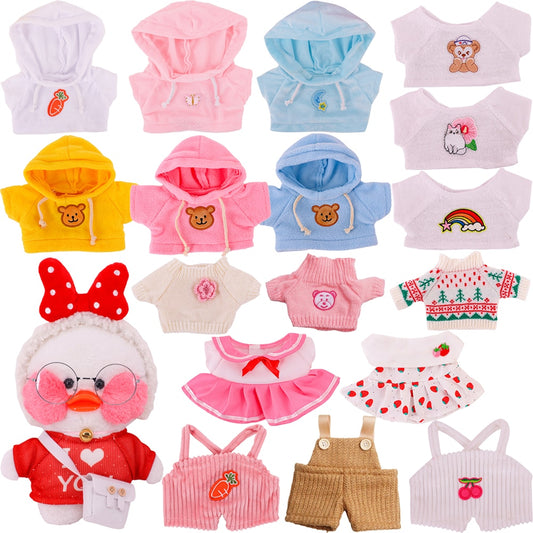 Kawaii Clothes For Duck 30cm Lalafanfan, Toy Accessories